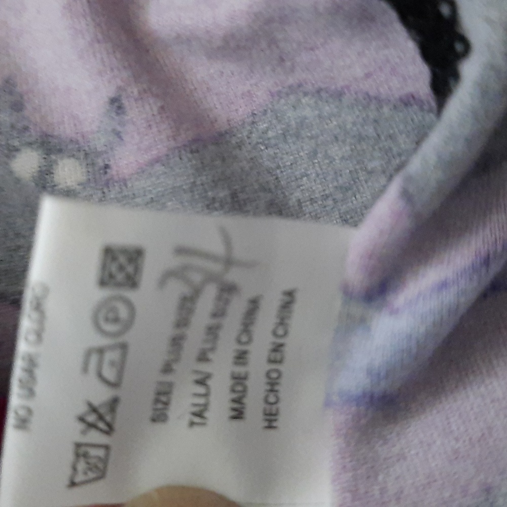 Legging Army NWT Purple and Black Bat Print Halloween Leggings PS 14-20 - Picture 5 of 7